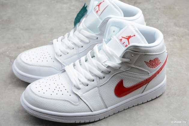 1 Mid BQ6472-106 Red (W) University White Jordan 1129